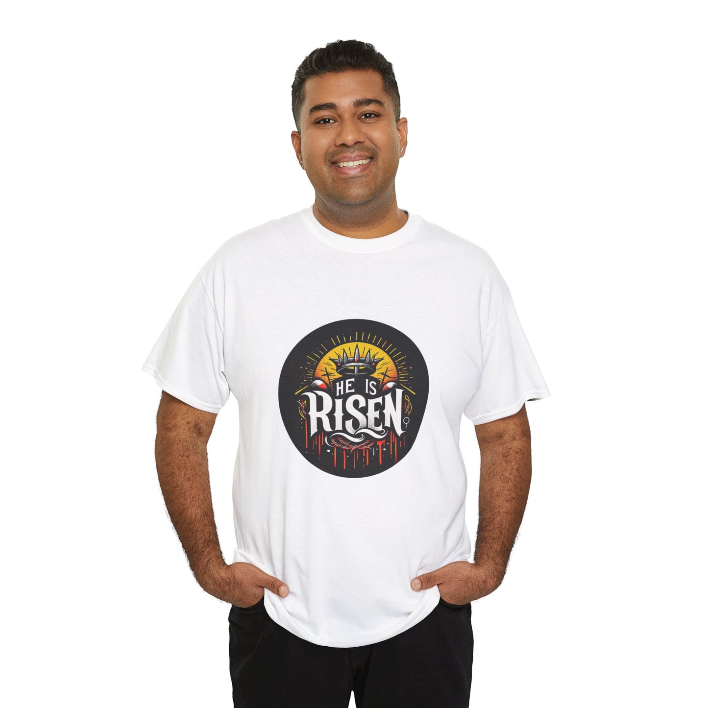 He is Risen! Unisex Heavy Cotton Tee