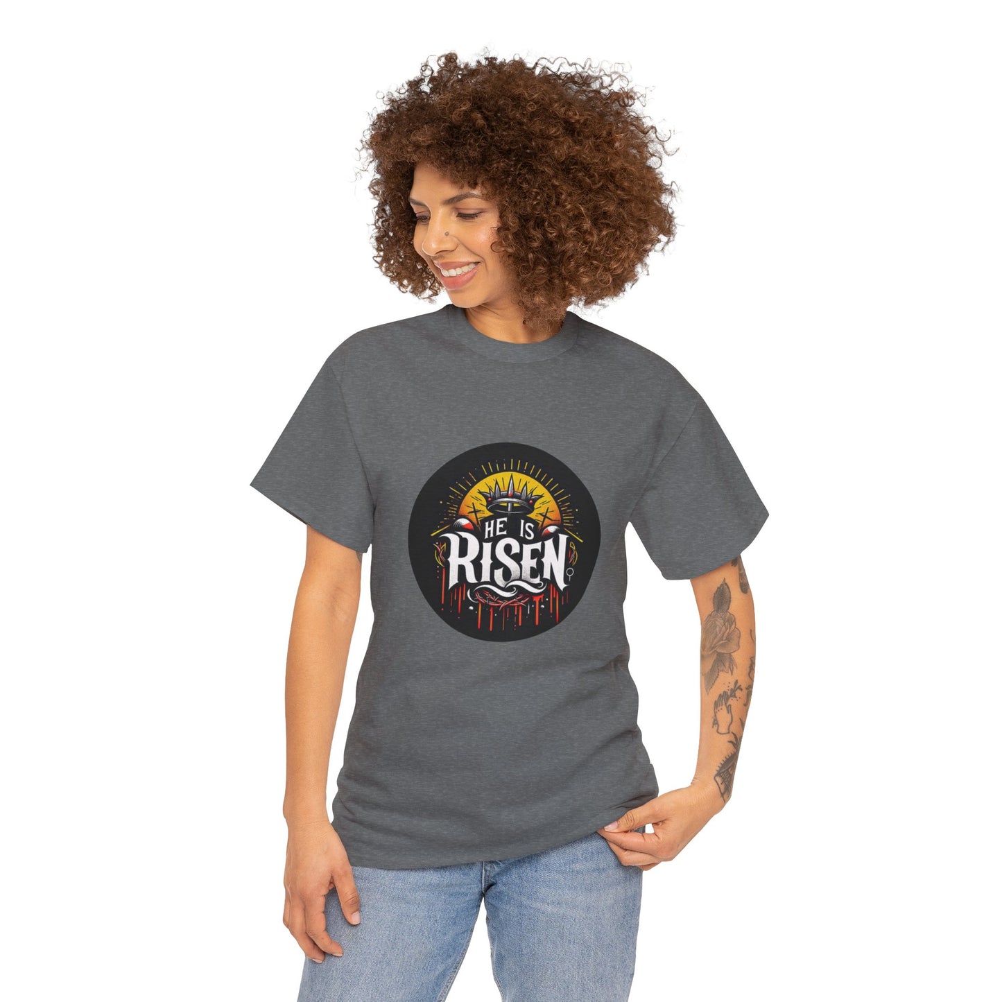 He is Risen! Unisex Heavy Cotton Tee