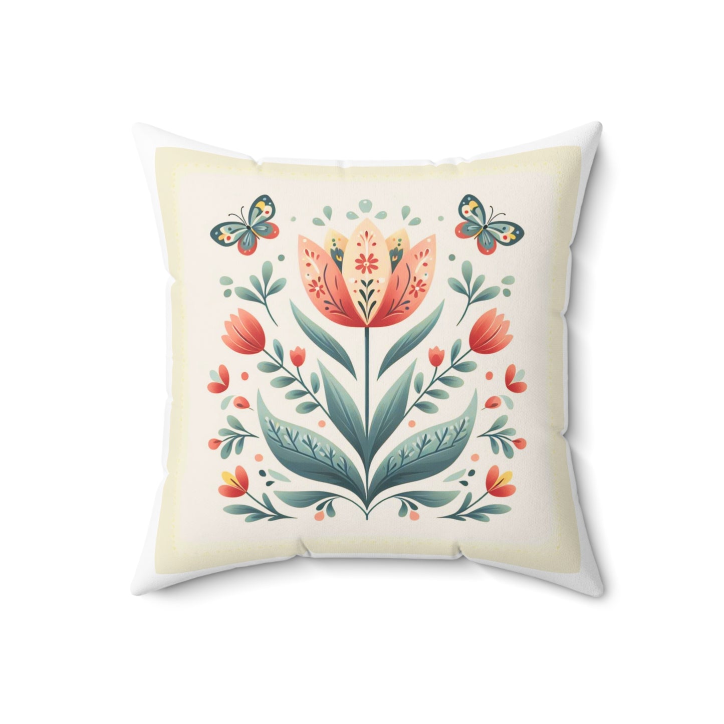 Spun Polyester Square Pillow