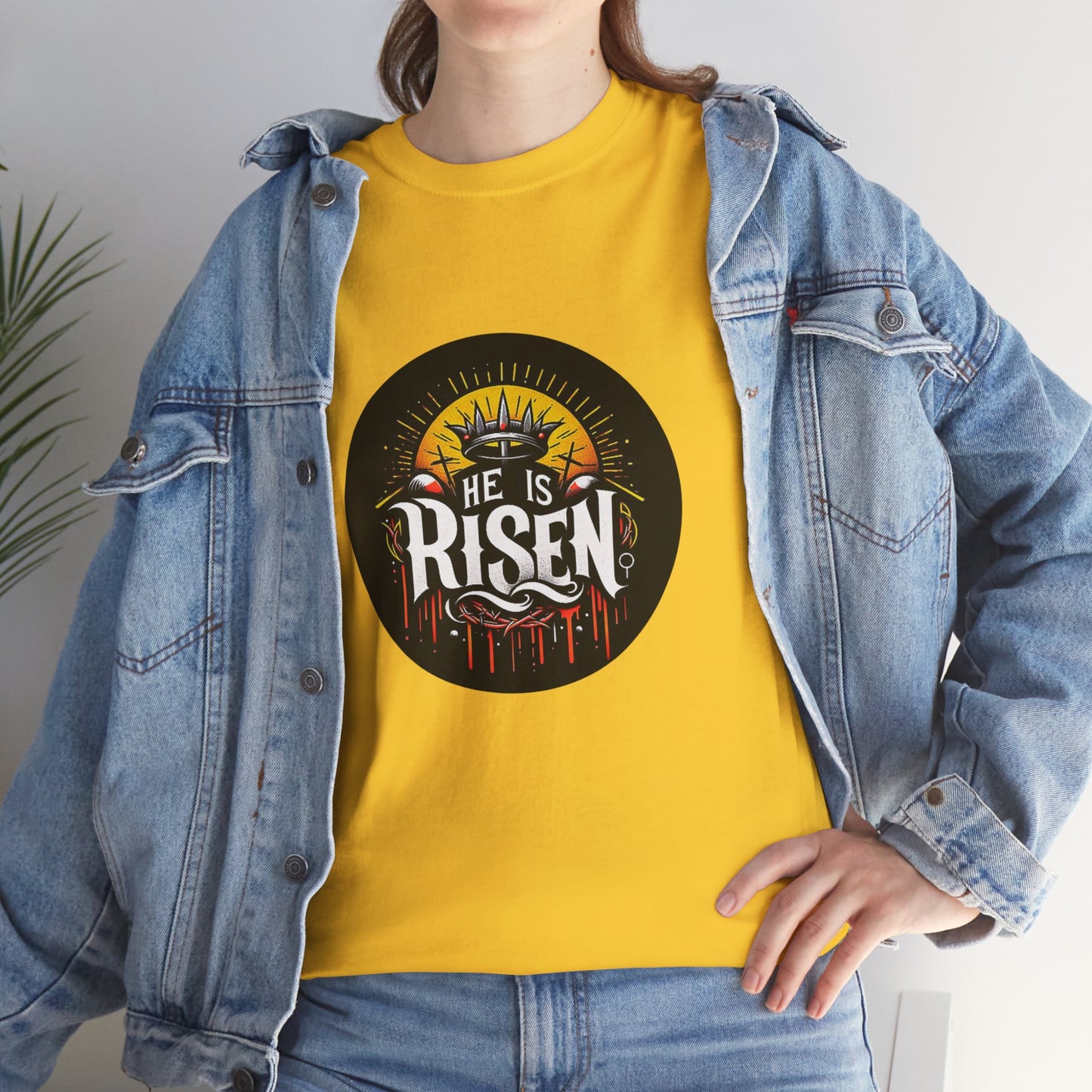 He is Risen! Unisex Heavy Cotton Tee