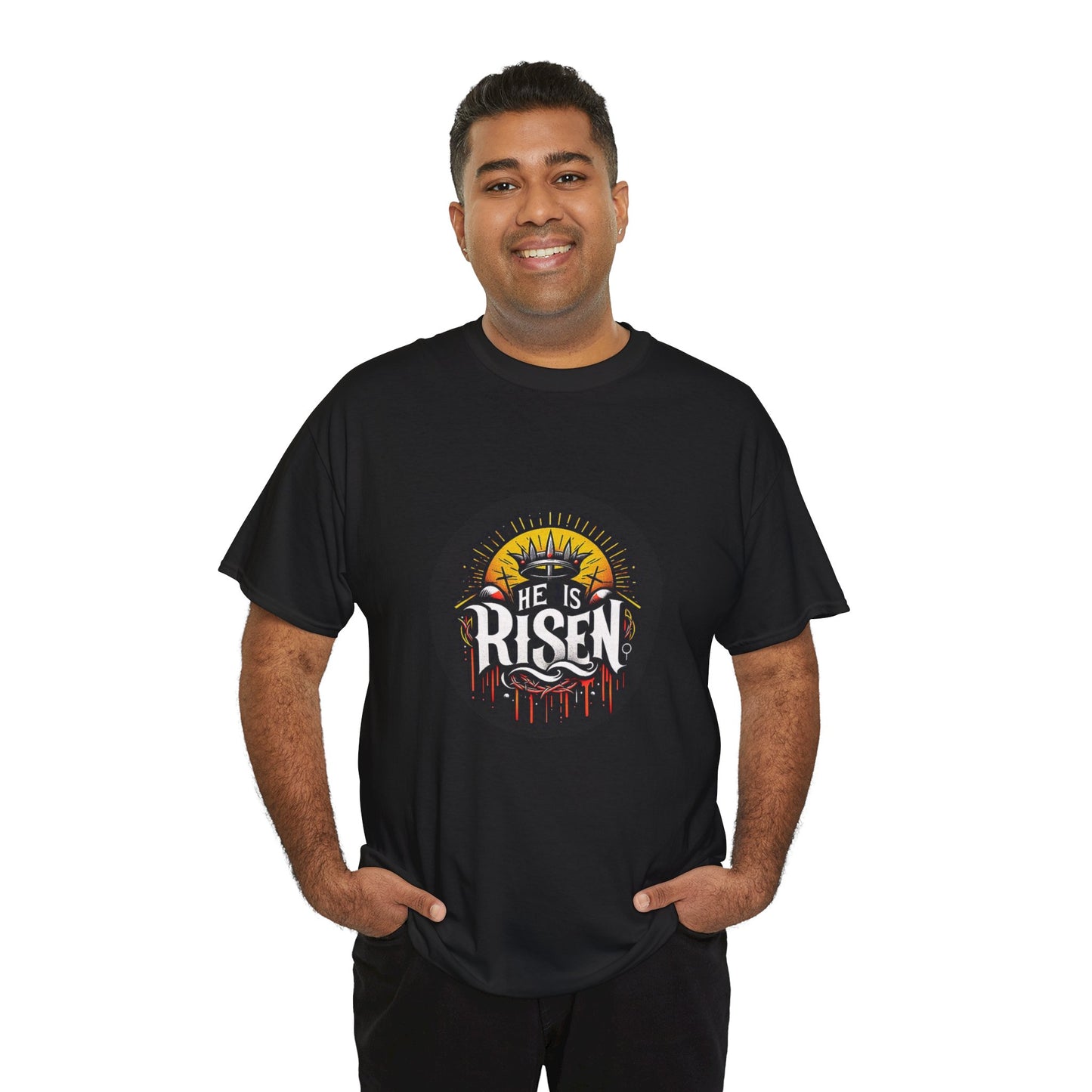 He is Risen! Unisex Heavy Cotton Tee