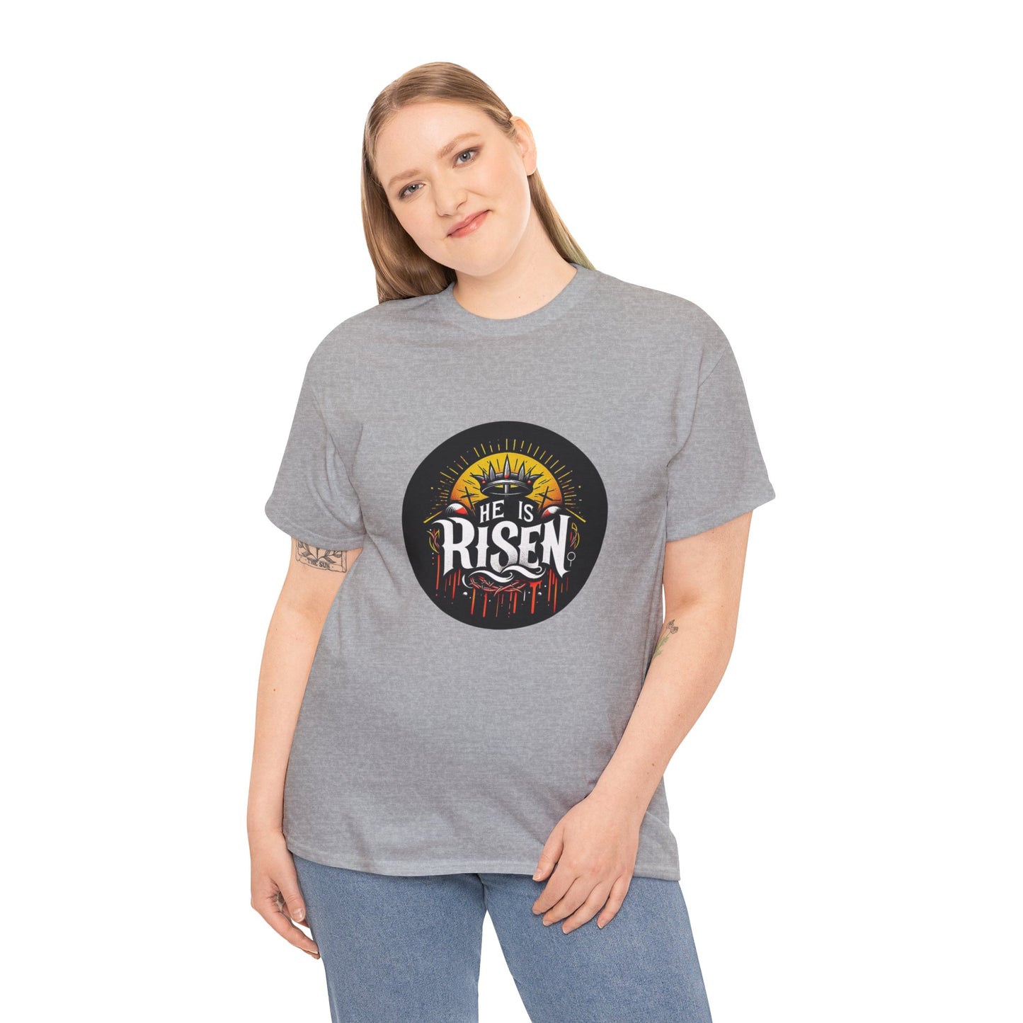 He is Risen! Unisex Heavy Cotton Tee