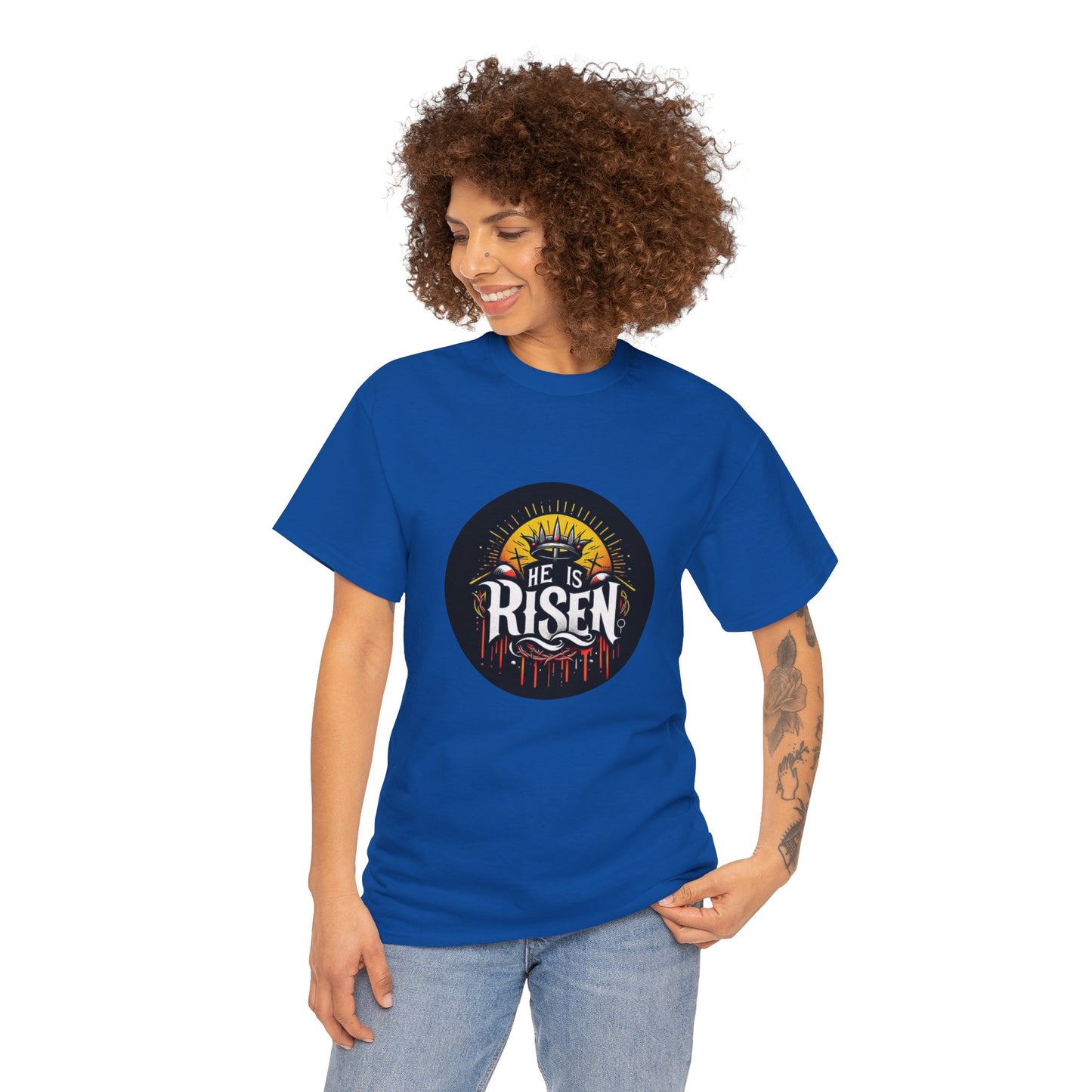 He is Risen! Unisex Heavy Cotton Tee