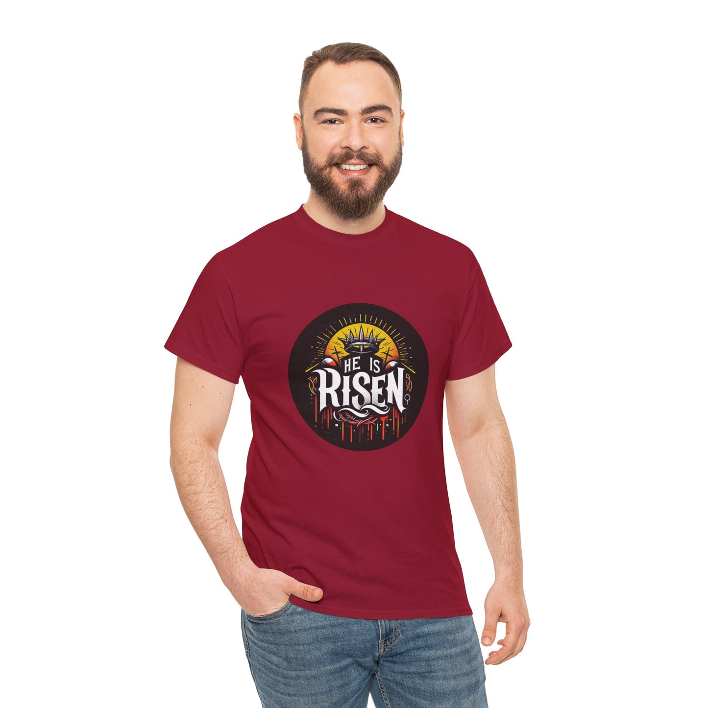 He is Risen! Unisex Heavy Cotton Tee