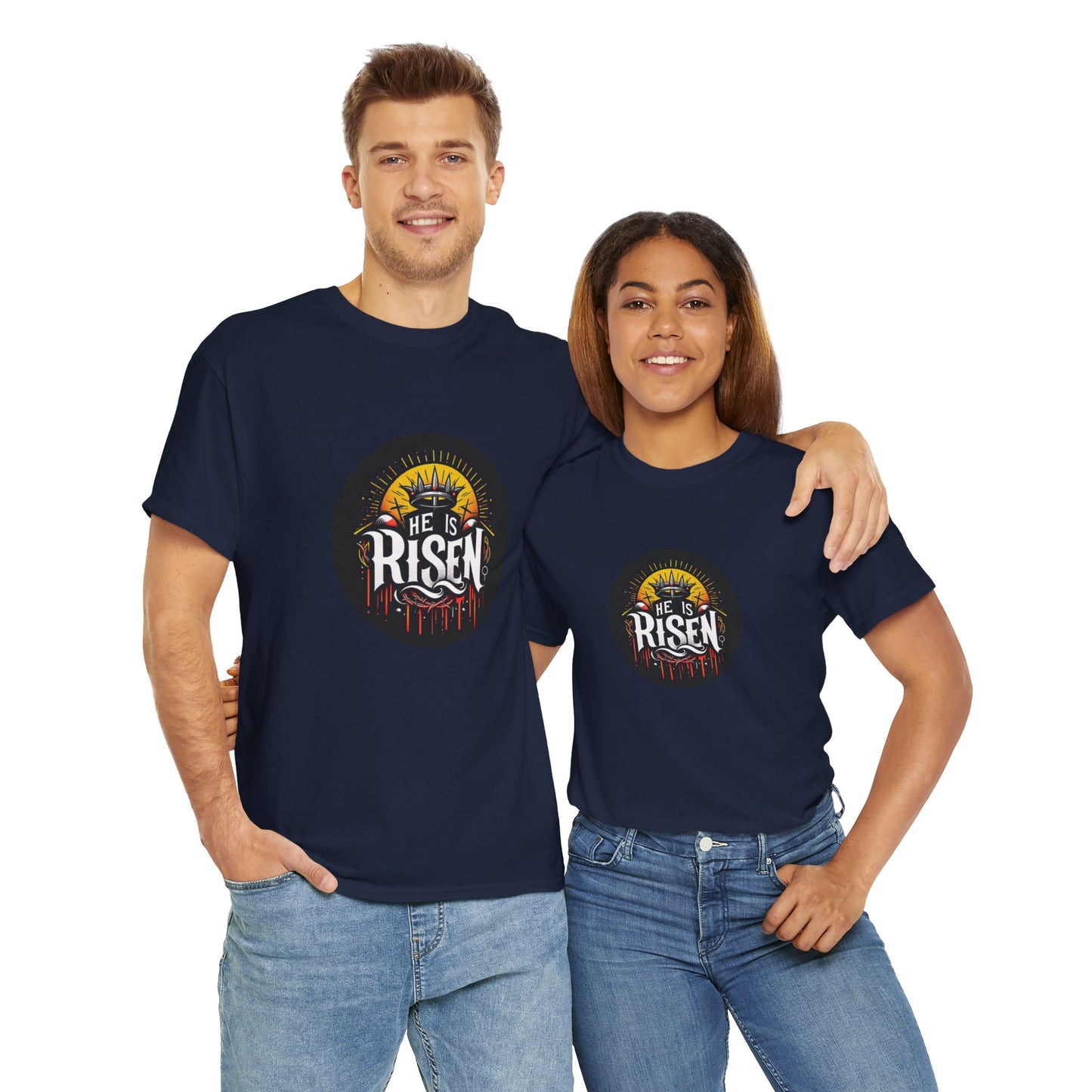 He is Risen! Unisex Heavy Cotton Tee