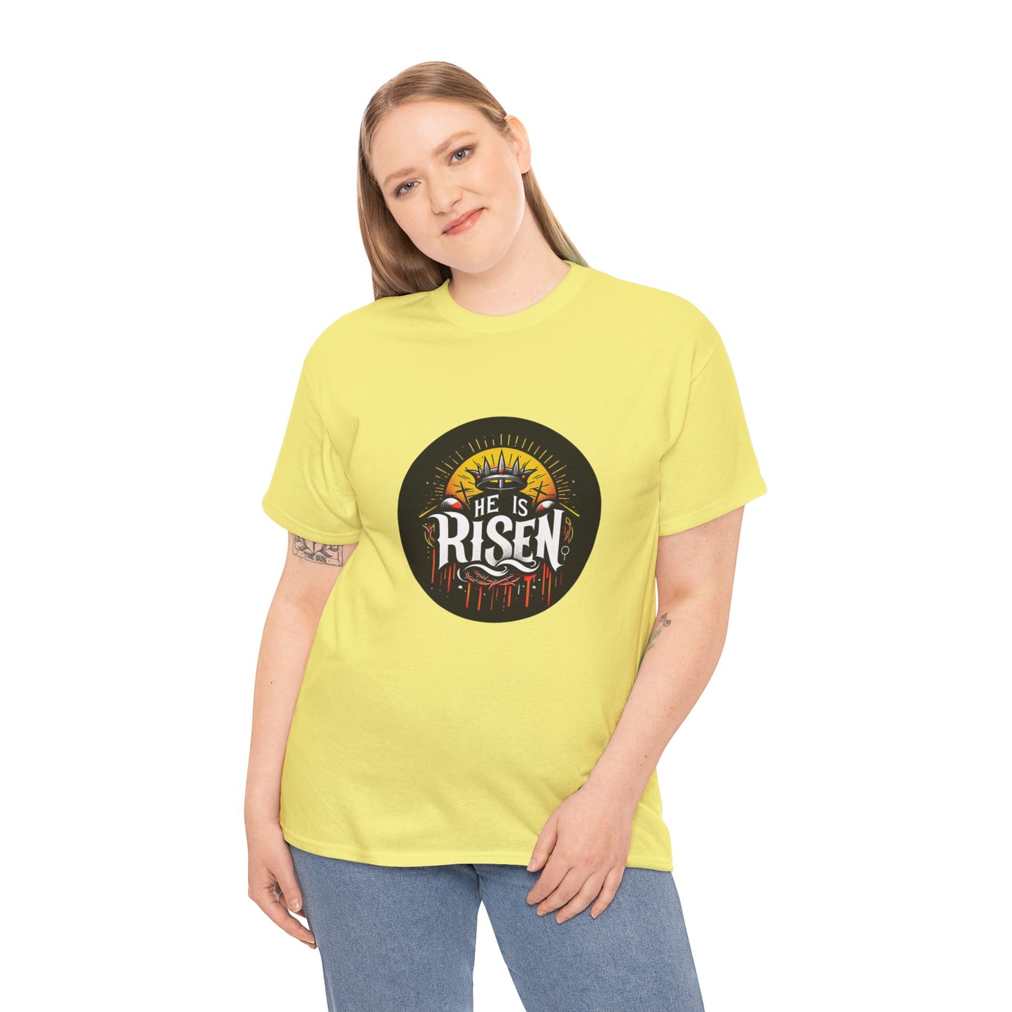 He is Risen! Unisex Heavy Cotton Tee