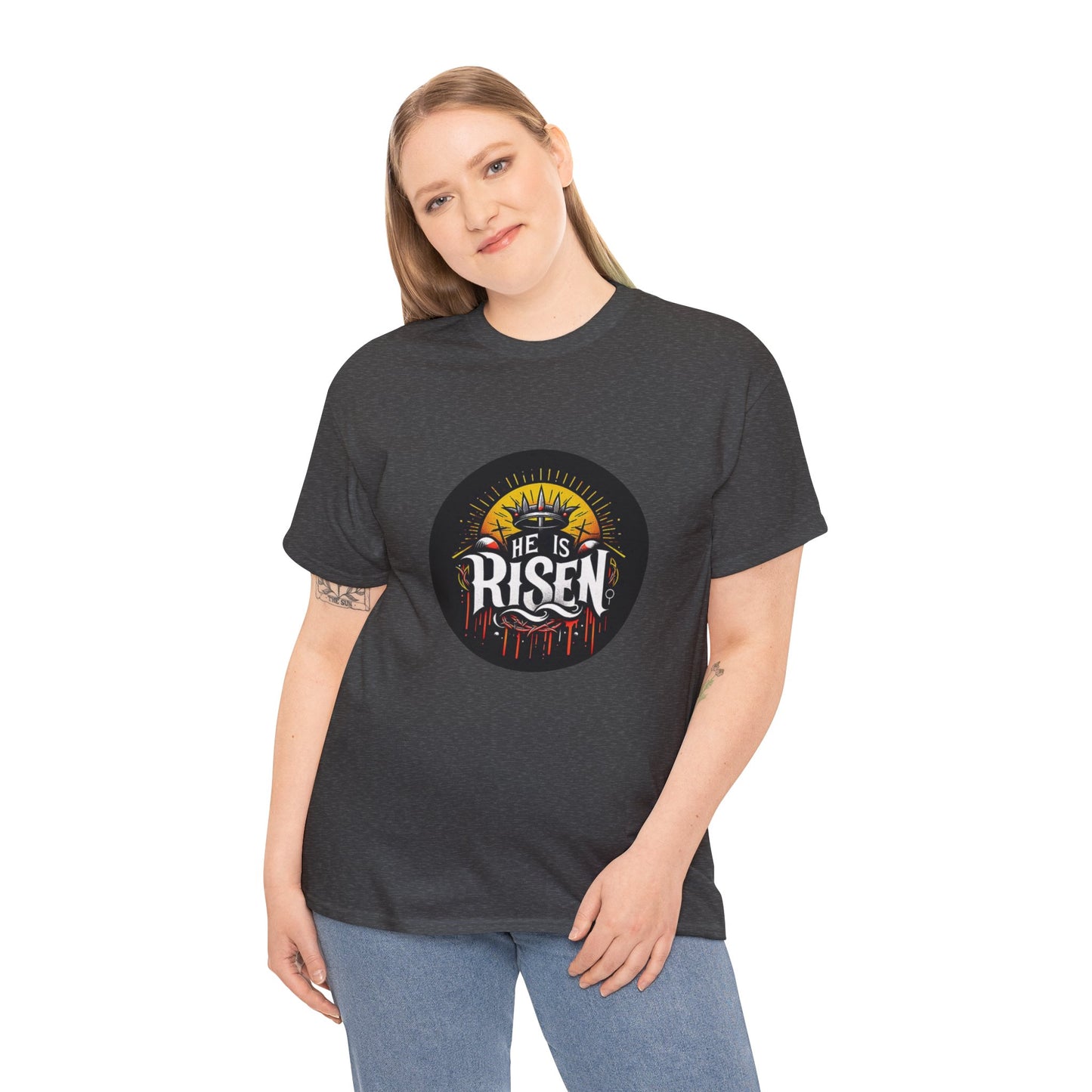 He is Risen! Unisex Heavy Cotton Tee