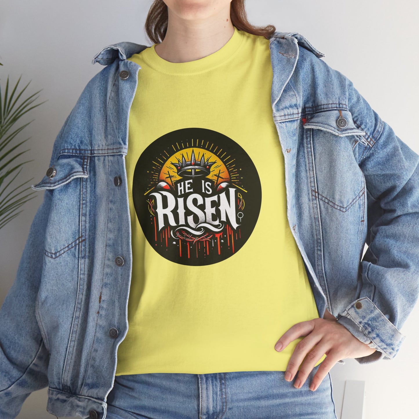 He is Risen! Unisex Heavy Cotton Tee