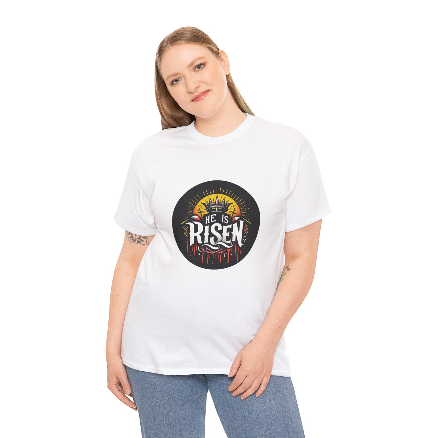 He is Risen! Unisex Heavy Cotton Tee