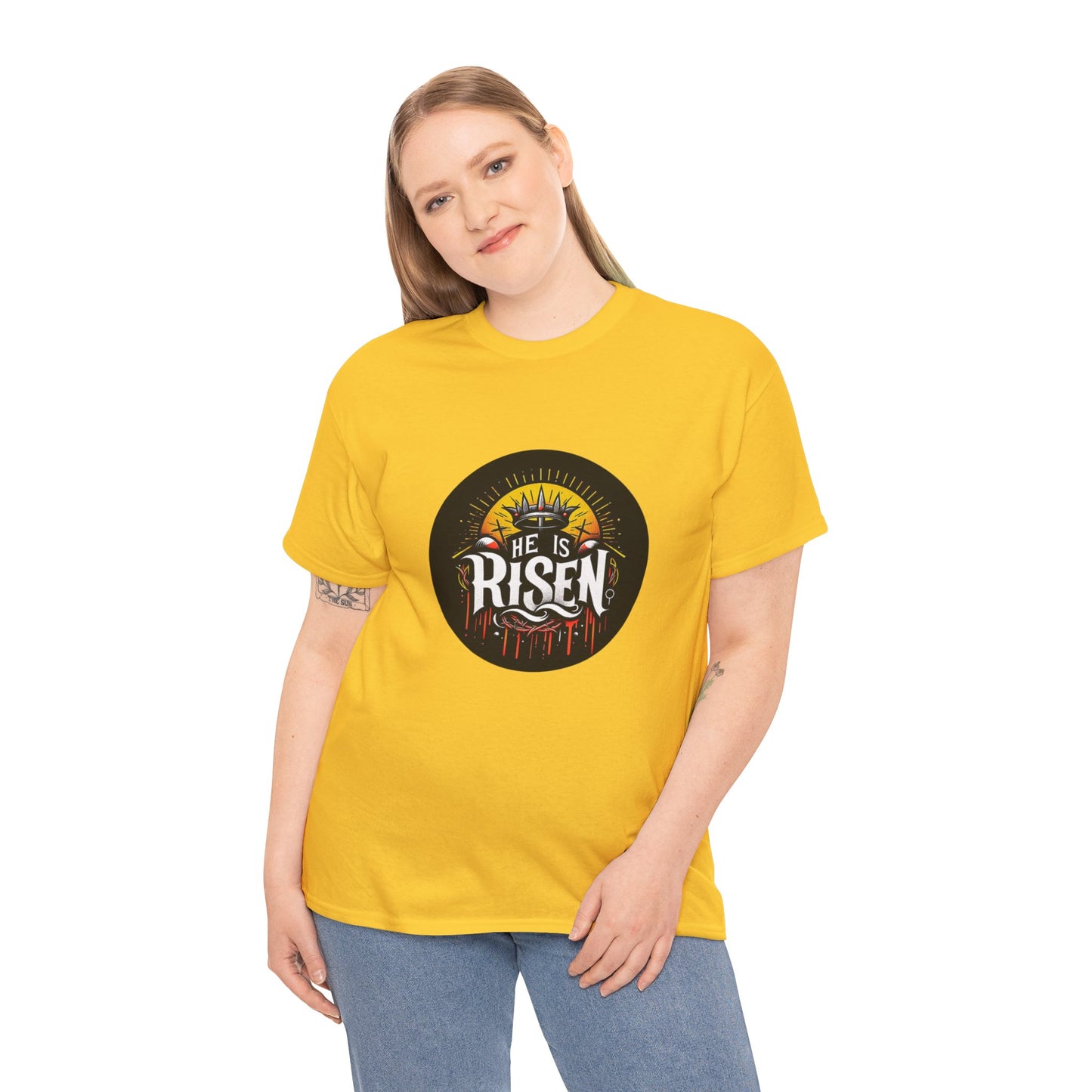 He is Risen! Unisex Heavy Cotton Tee