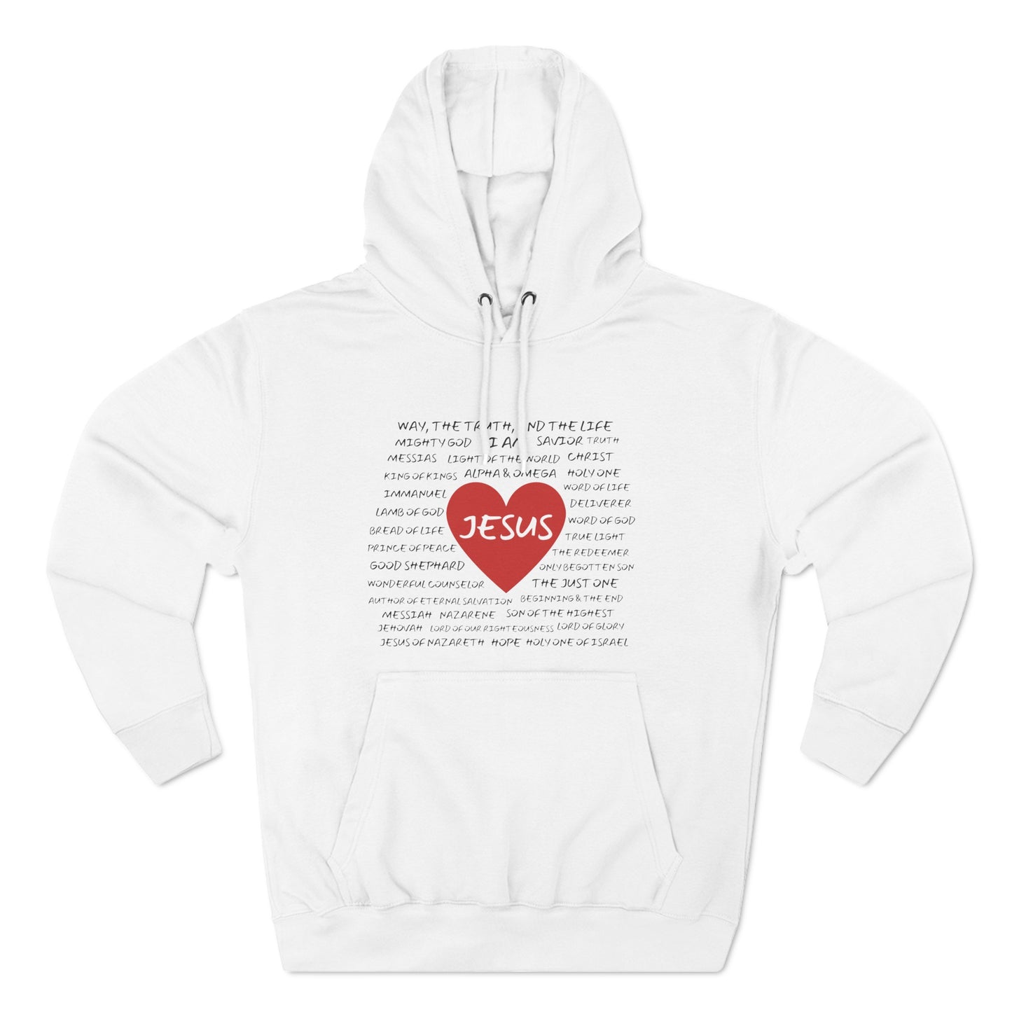 Three-Panel Fleece Hoodie