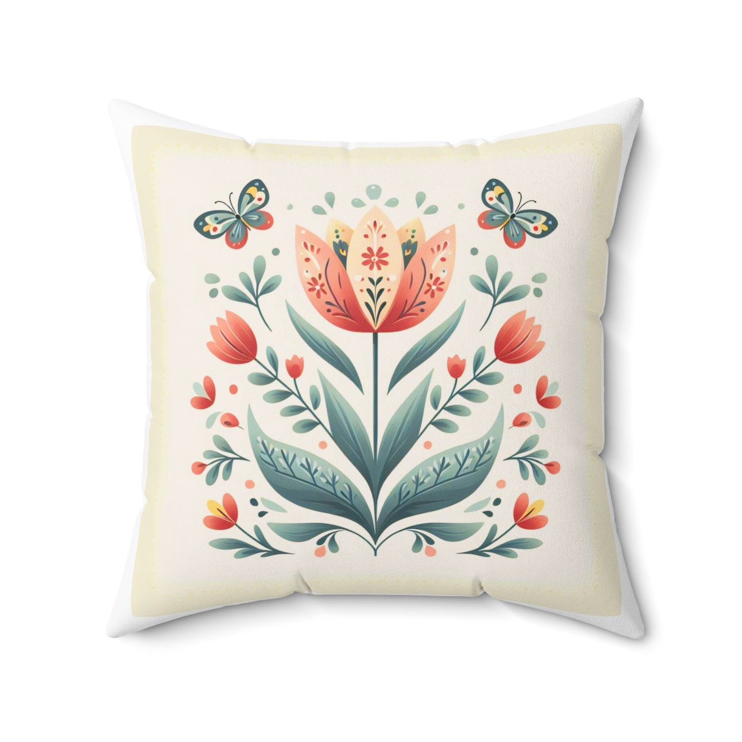 Spun Polyester Square Pillow