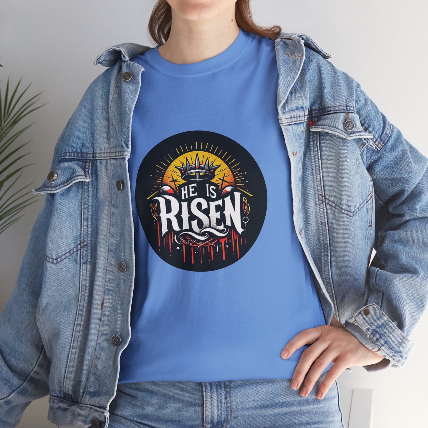 He is Risen! Unisex Heavy Cotton Tee