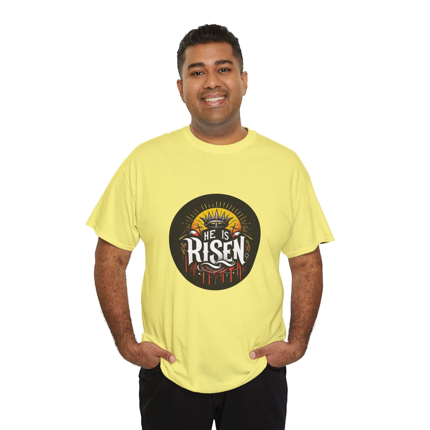 He is Risen! Unisex Heavy Cotton Tee