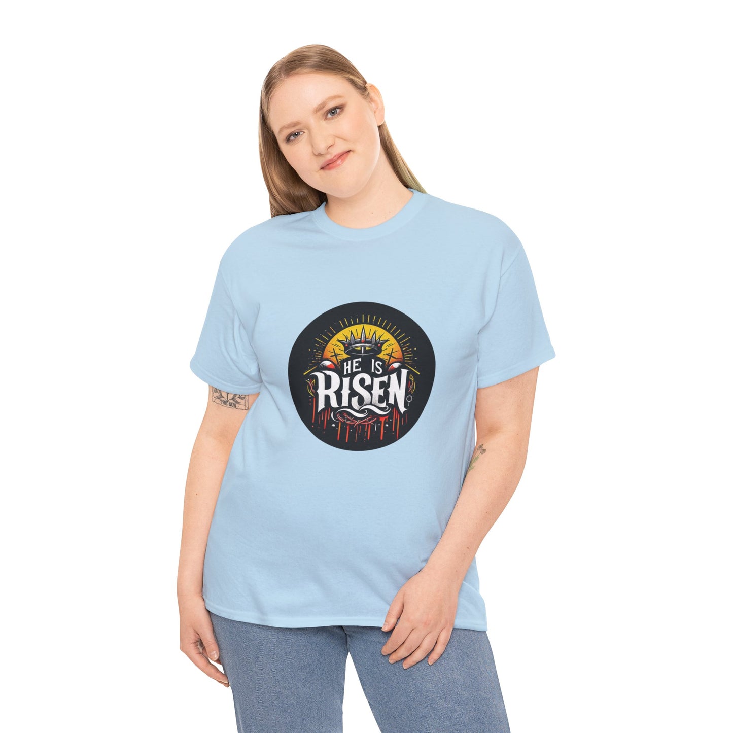 He is Risen! Unisex Heavy Cotton Tee