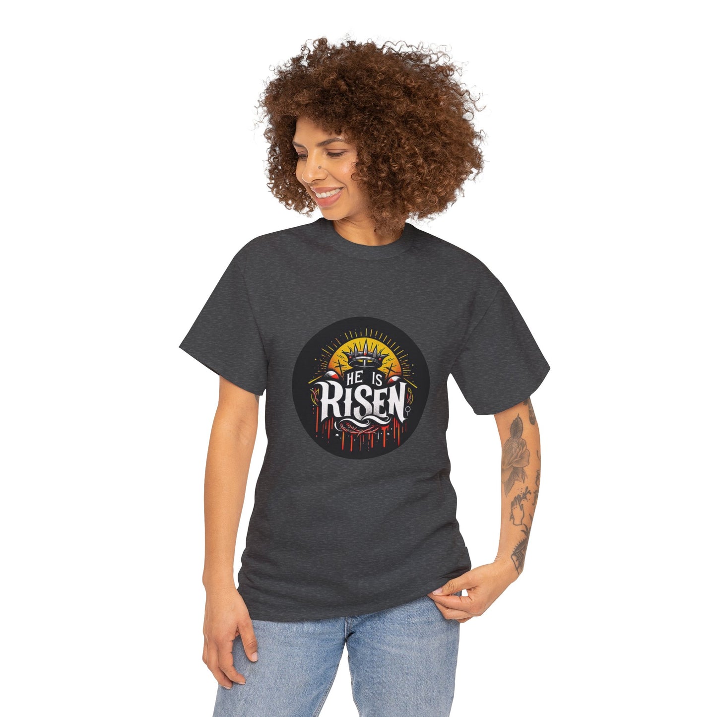 He is Risen! Unisex Heavy Cotton Tee