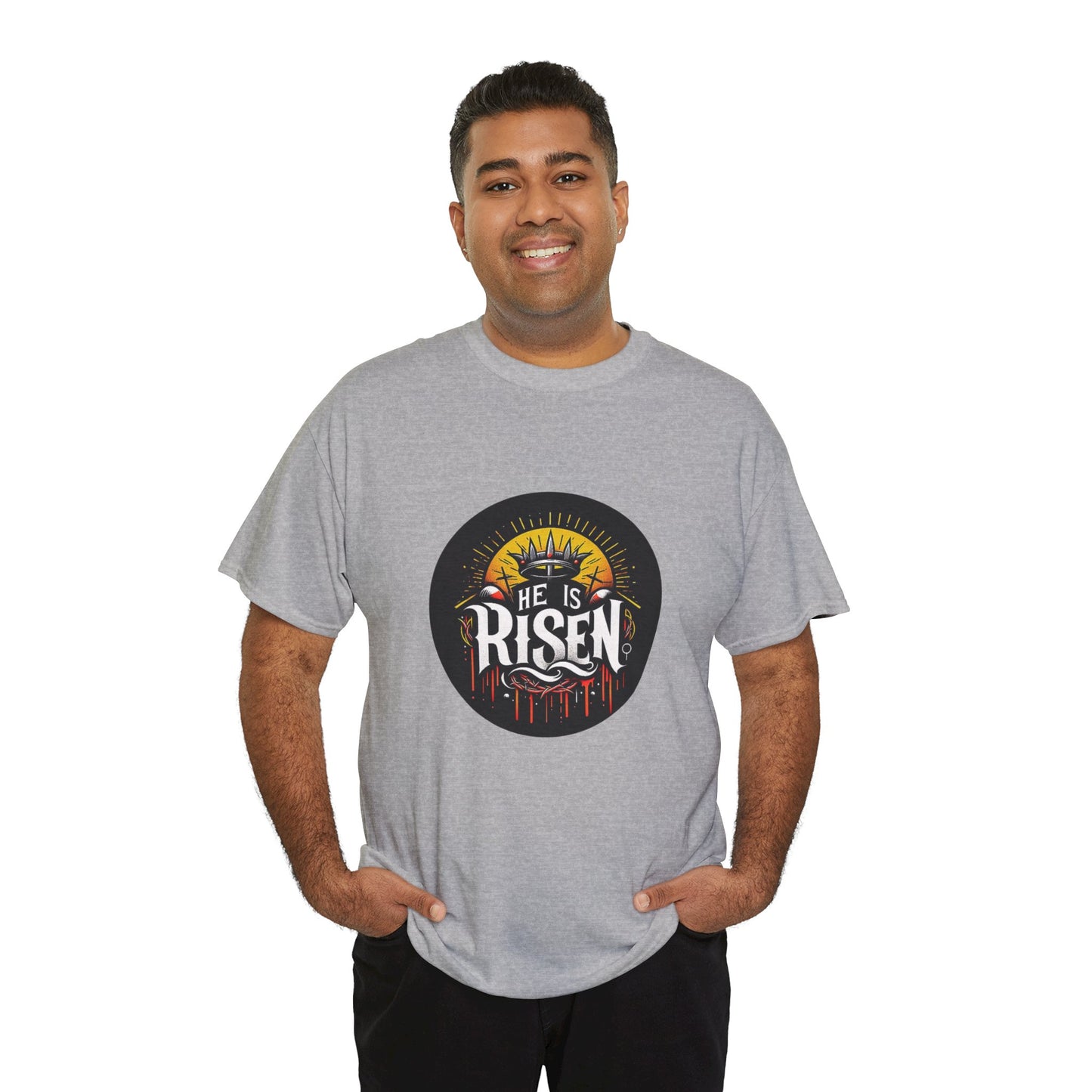 He is Risen! Unisex Heavy Cotton Tee