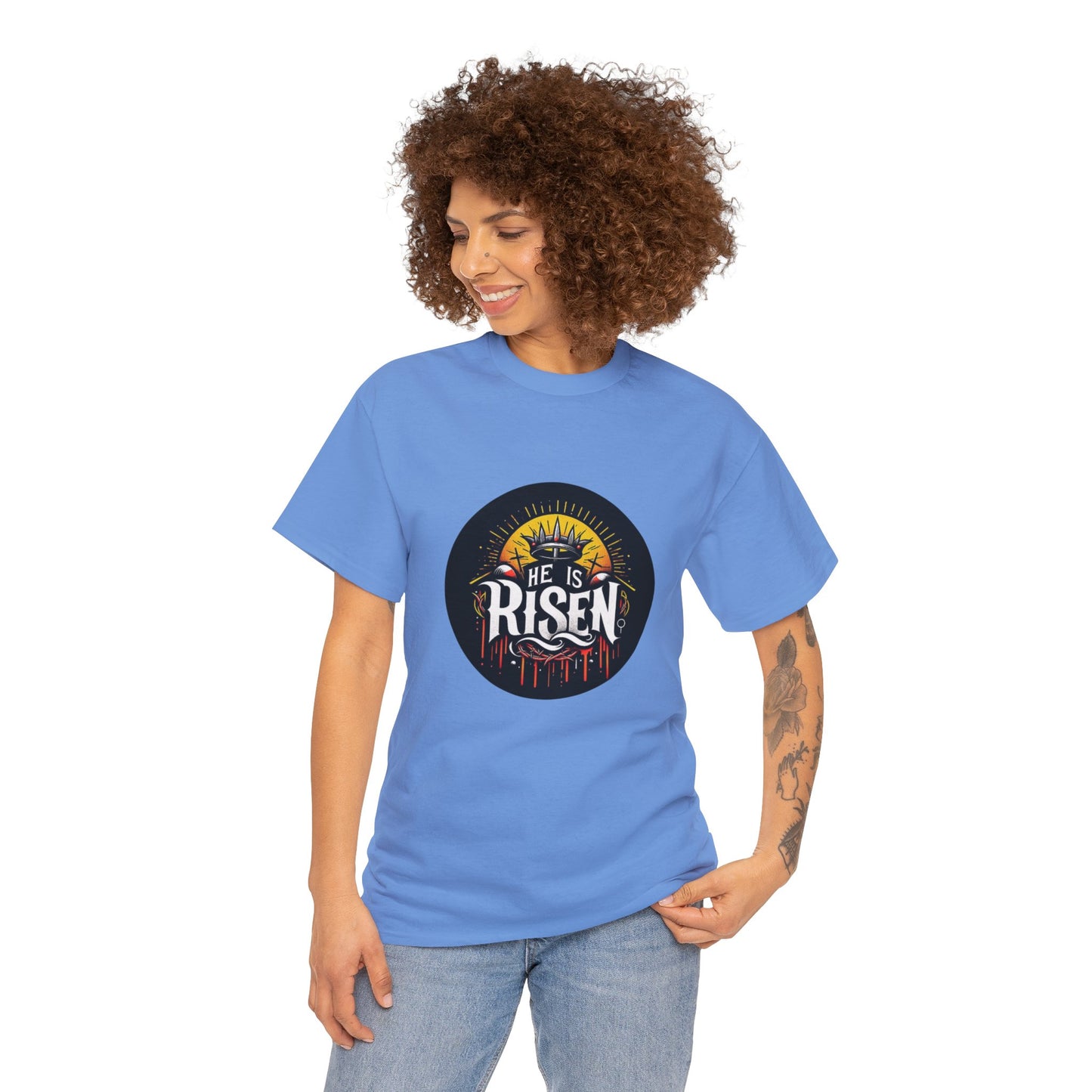 He is Risen! Unisex Heavy Cotton Tee