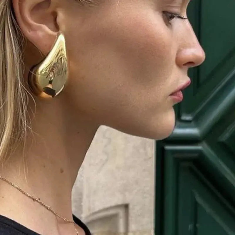 Thick Drop Earrings